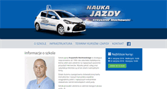 Desktop Screenshot of naukajazdy-machowski.pl